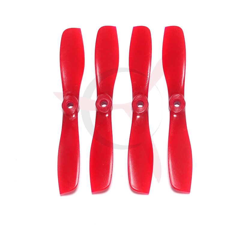 fiberglass nylon bullnose propeller 55x50 CW/CCW Red (2 pairs)