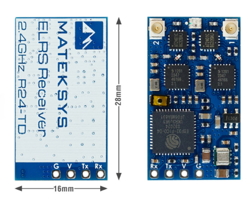 Matek Receptor ExpressLRS ELRS R24-TD 2.4GHz