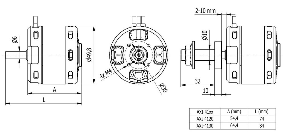 AXI 4130/16 385KV GOLD Line V3