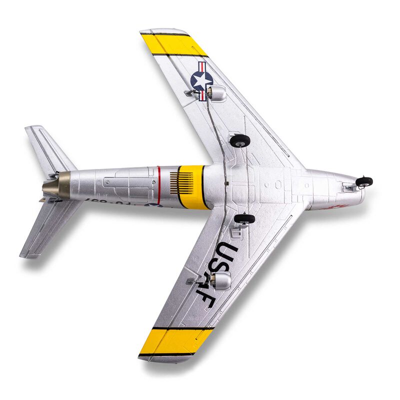 E-Flite UMX F-86 Sabre 30mm EDF Jet BNF Basic with AS3X and SAFE Select-11394