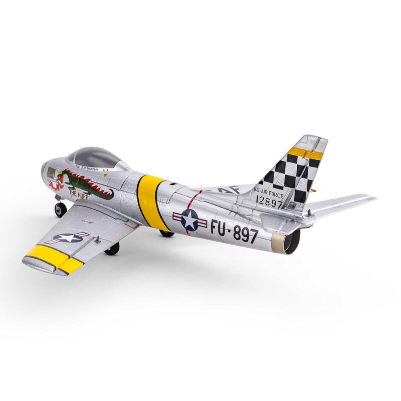 E-Flite UMX F-86 Sabre 30mm EDF Jet BNF Basic with AS3X and SAFE Select-11395