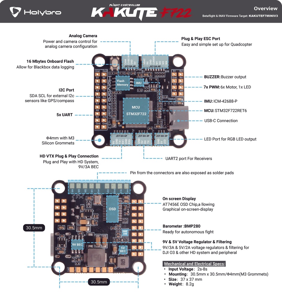 Holybro Kakute F722-11247