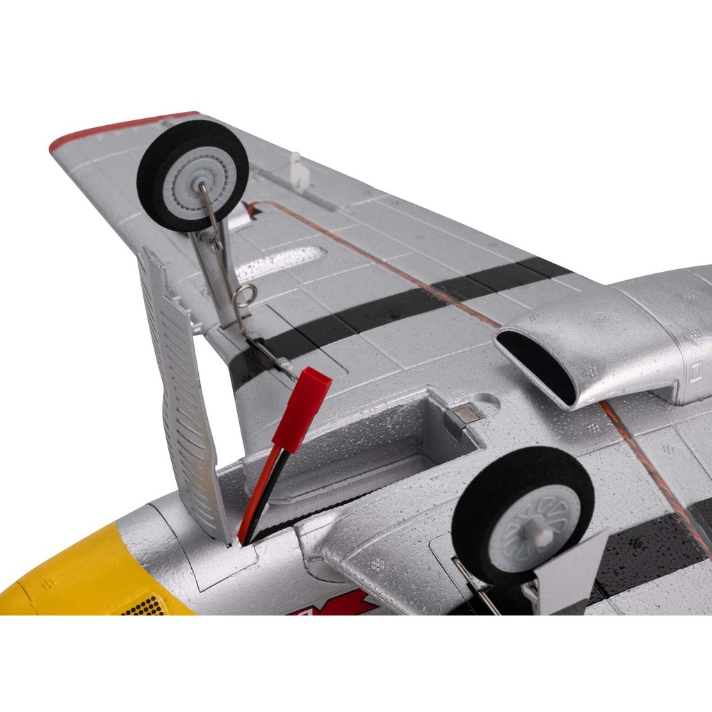 E-flite UMX P-51D “Detroit Miss”  BNF Basic con AS3X & SAFE Select-11209