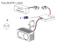 Tarot DUAL LED de 50W 8000Lux para Dron con Control PWM-10982