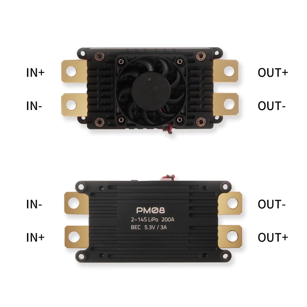 Holybro PM08 Módulo de Alimentación PMU 14S 200A-10921