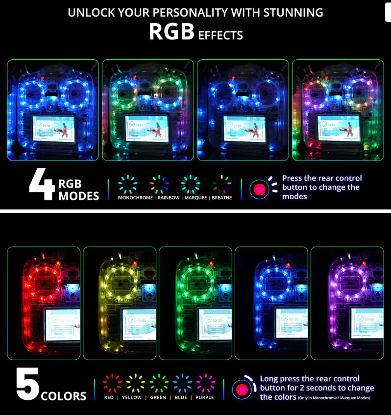 RadioMaster TX16S MKII Hall V4.0 Transparente (ExpressLRS)-10884