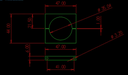 Abrazadera de Aluminio CNC para Tubo de 35mm-10825