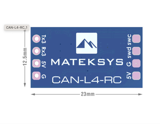 Matek AP_PERIPH CAN RC Input Adapter-10757