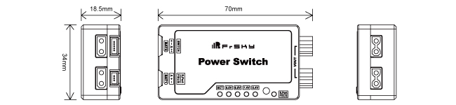 FrSky Interruptor Electrónico de Alimentación-10574