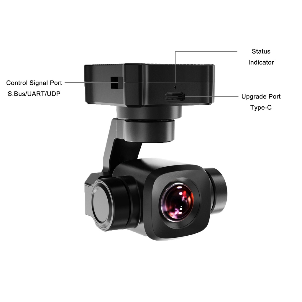 SIYI A8 mini 4K 8MP Ultra HD 6X Digital Zoom Gimbal Camera with 1/1.7" Sony Sensor AI Smart Identify and Tracking HDR Starlight Night Vision-10250