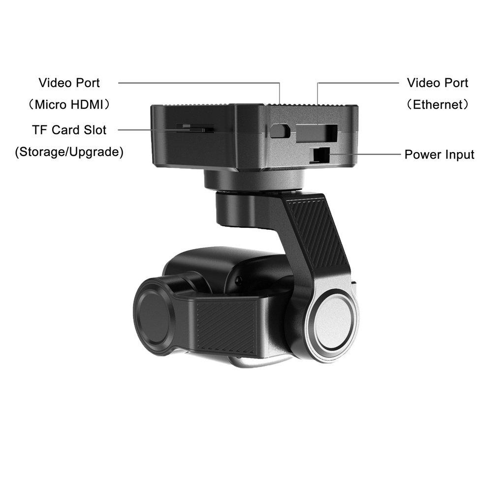 SIYI A8 mini 4K 8MP Ultra HD 6X Digital Zoom Gimbal Camera with 1/1.7" Sony Sensor AI Smart Identify and Tracking HDR Starlight Night Vision-10251