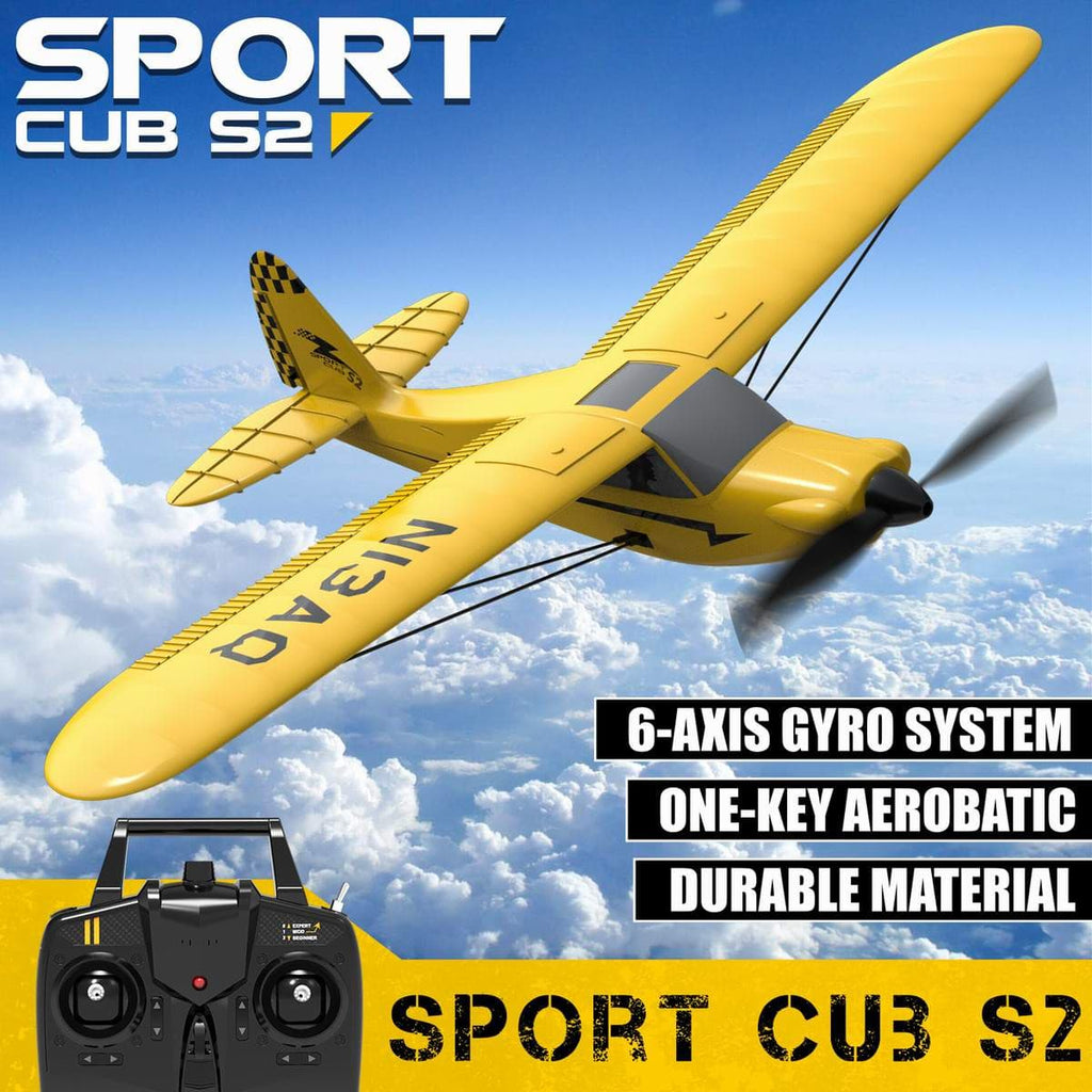 VOLANTEXRC Sport Cub S2 3Ch RC Trainer con estabilizador Xpilot RTF-10214