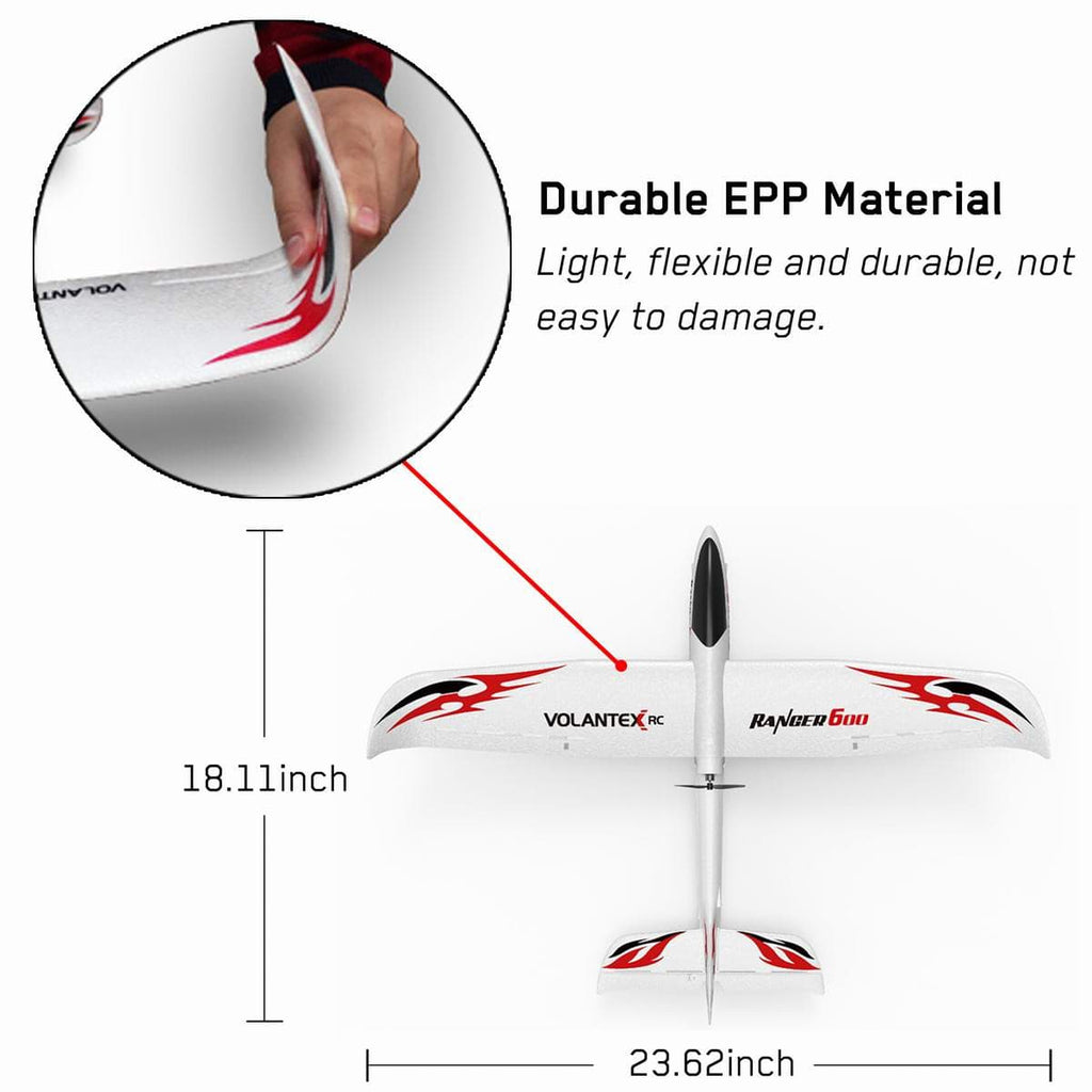 VOLANTEXRC Ranger 600 RC Glider con estabilizador Xpilot RTF-10121