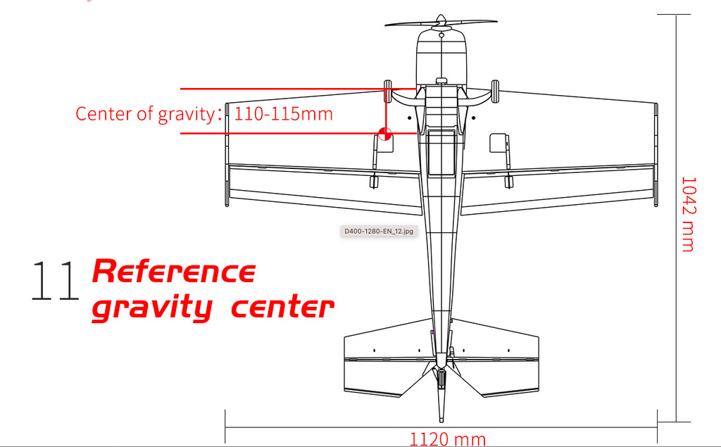 HSD Jets D-400 3D Sport 1120mm PNP-9920