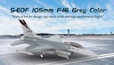 HSD JETS F-16 V2 Gris 105mm EDF PNP 12S-9893