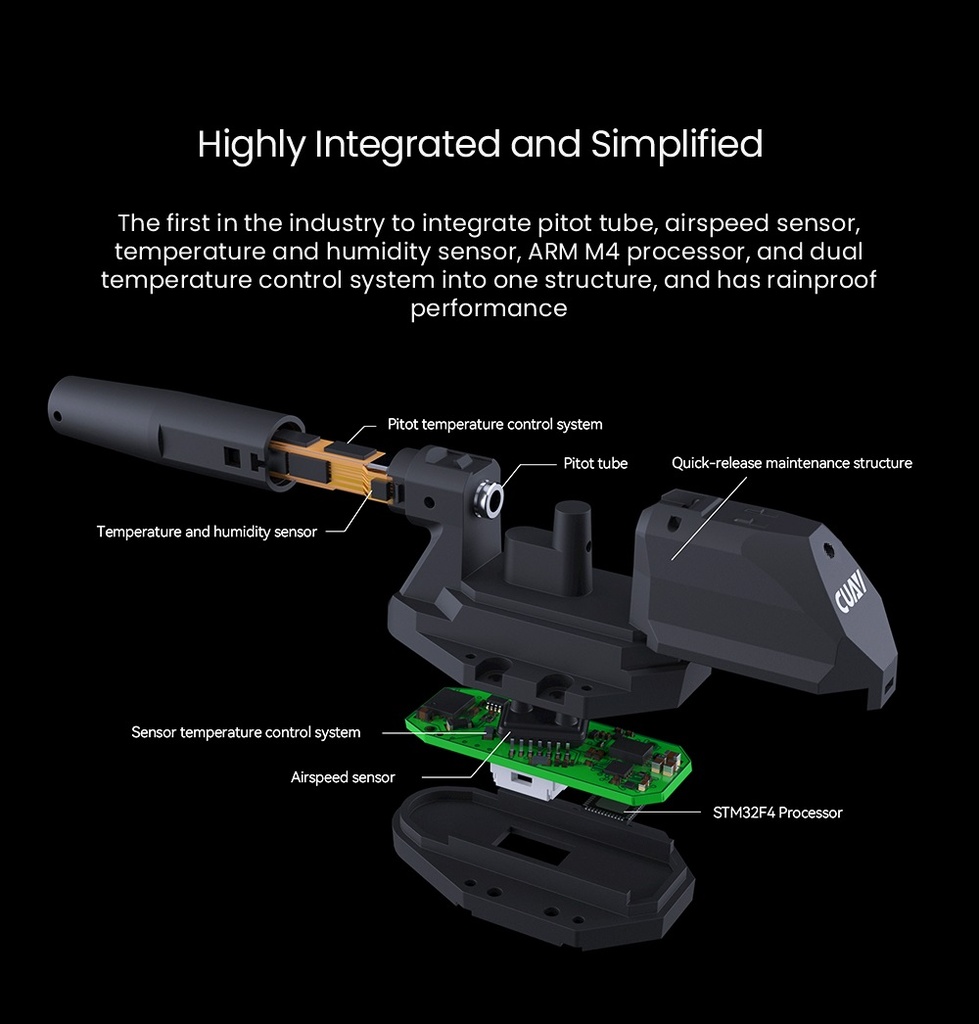 CUAV Skye DroneCAN Air Speed Sensor-9873
