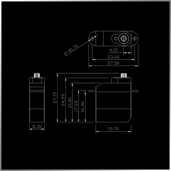 Kingmax KM04MDHV 5.7g 1.3kg Digital Aluminium Gears-9367