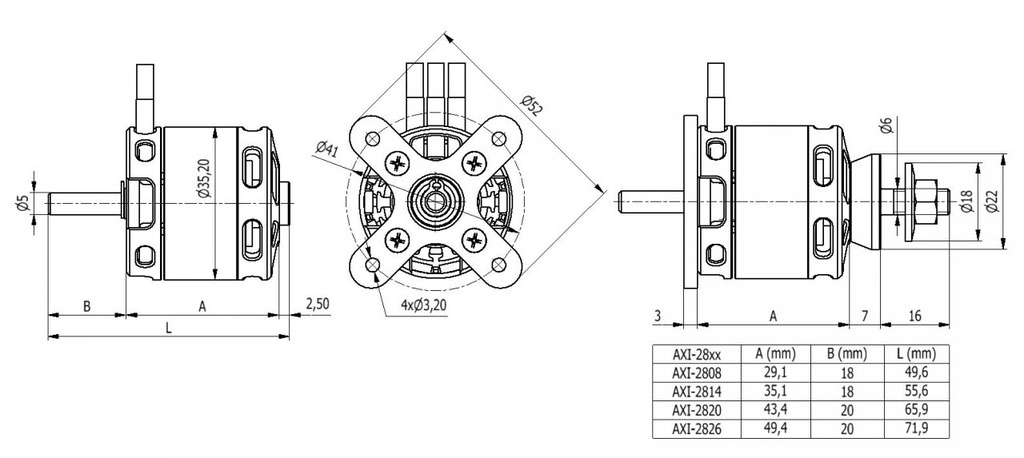 AXI 2814/12 1390KV GOLD Line V2-6964