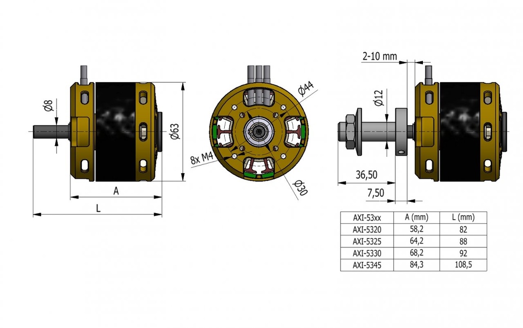 AXI 5125/18 232KV GOLD Line V2-6441