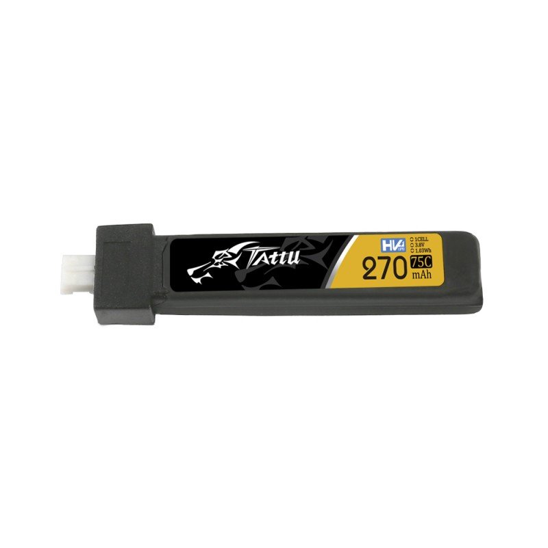 Batería LiPo TATTU HV 1s 3.8V 270mAh 75C - Conector JST-PHR 2.0-8420