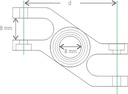 Cono Hélice Plegable Aeronaut 38mm con muleta Z-8767