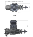 DLE 20 Motor Gasolina 20CC-7598