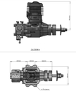 DLE 20RA Motor Gasolina 20CC-7601