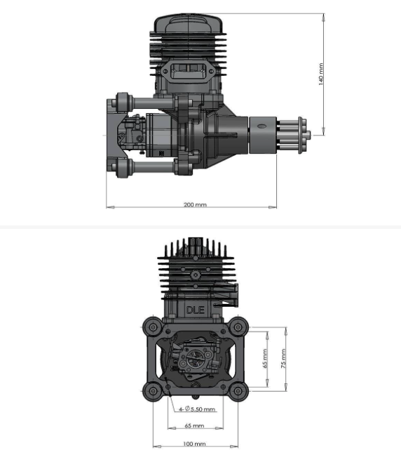 DLE 85 Motor Gasolina 85CC-7721