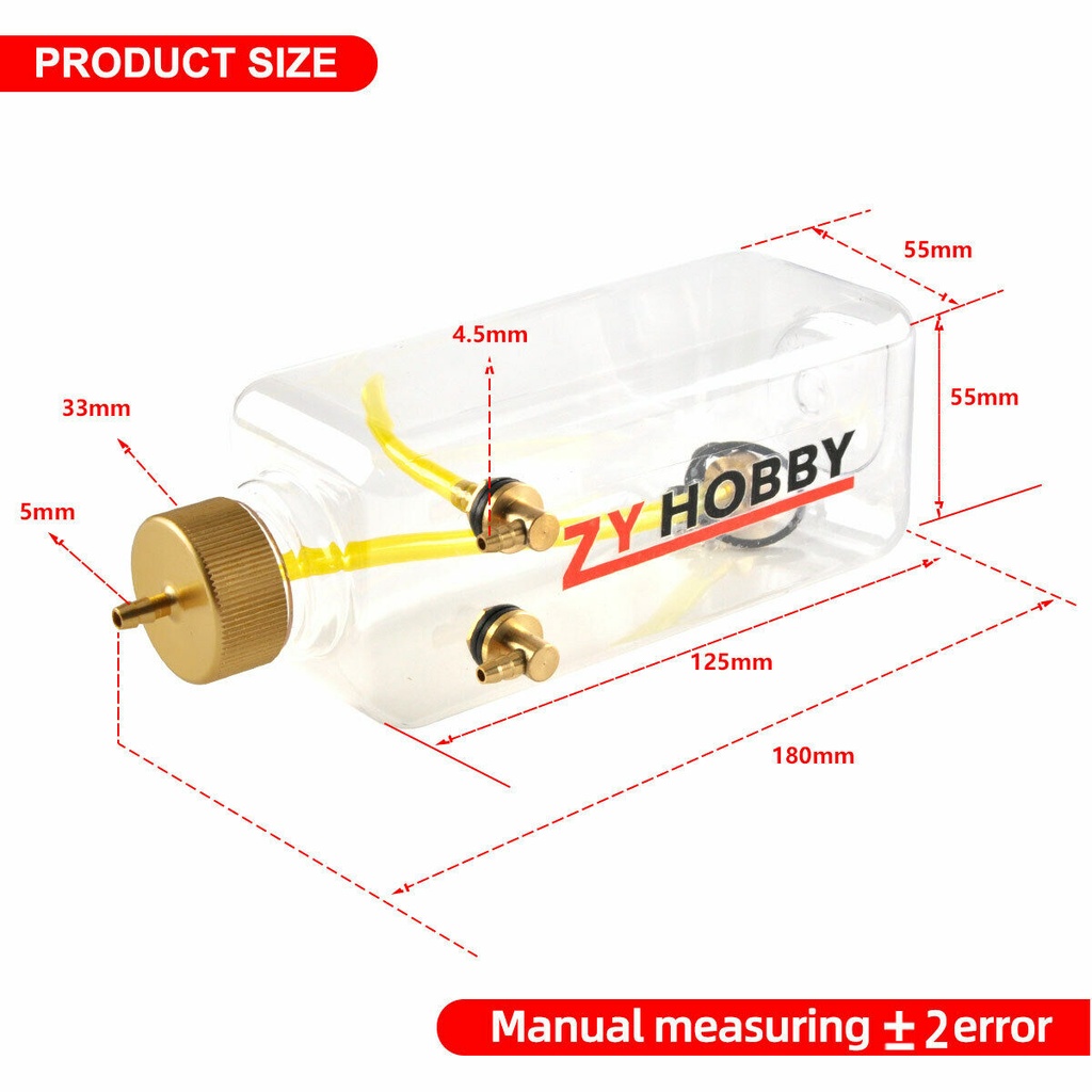 Depósito de Combustible ZYHOBBY 360ml-8901