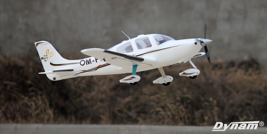 Dynam Cirrus SR22 1400mm V2 PNP (Plata)-8113