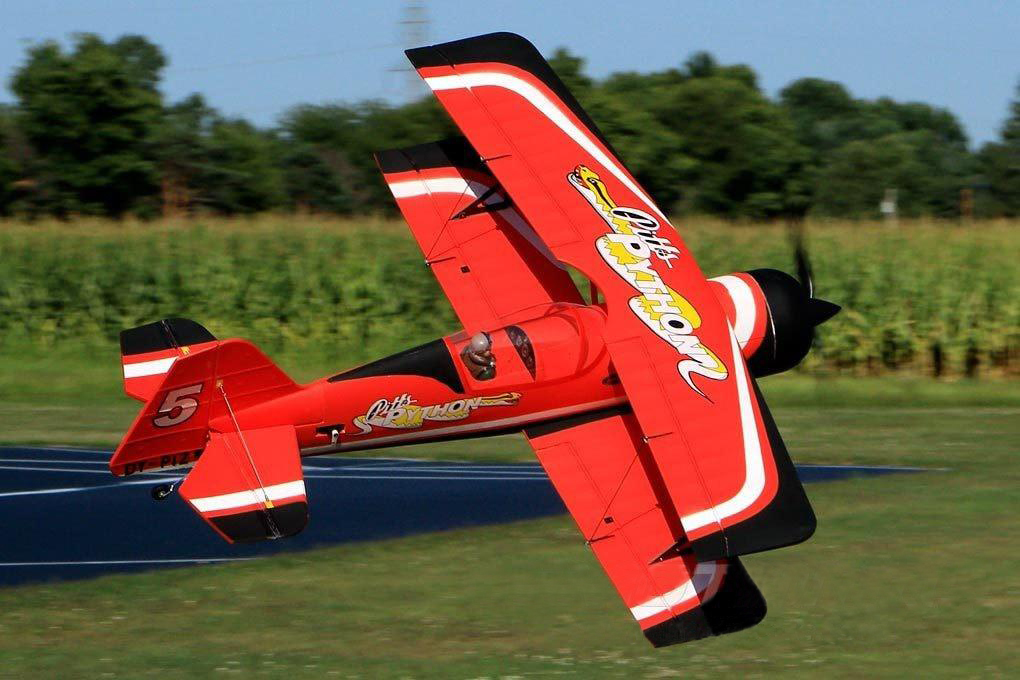 Dynam Pitts Python Model 12 1070mm PNP (Rojo)-7938