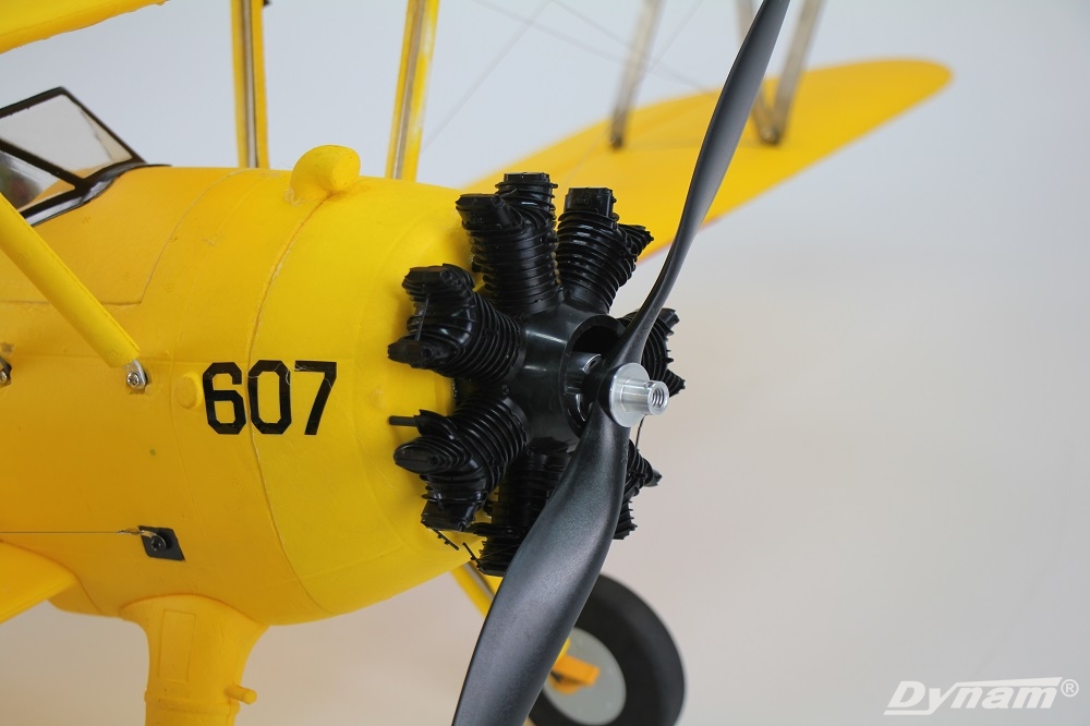 Dynam Stearman PT-17 1300mm 4s PNP (Amarillo)-7534