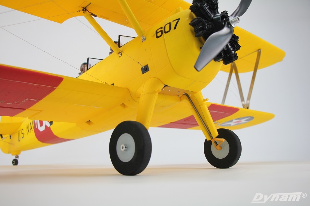 Dynam Stearman PT-17 1300mm 4s PNP (Amarillo)-7535