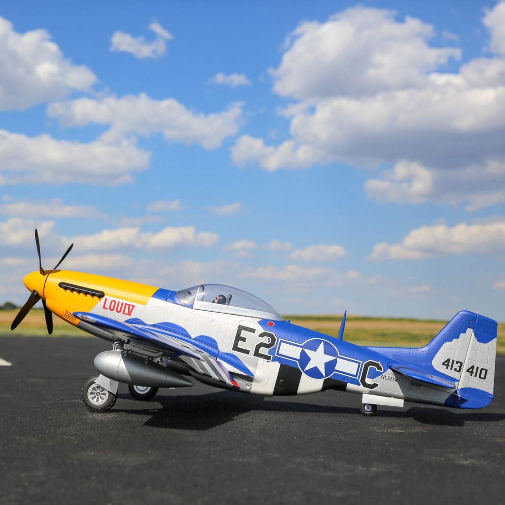 E-Flite P-51D Mustang 1.5m BNF Basic con Smart-5966