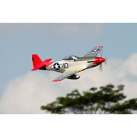 FMS P-51D V8 1450mm Red Tail PNP-7337