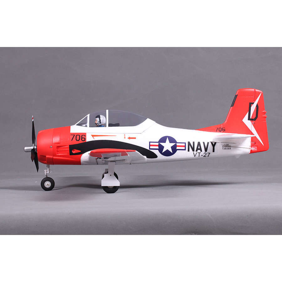 FMS T-28D Trojan V2 Rojo 800mm PNP-7383