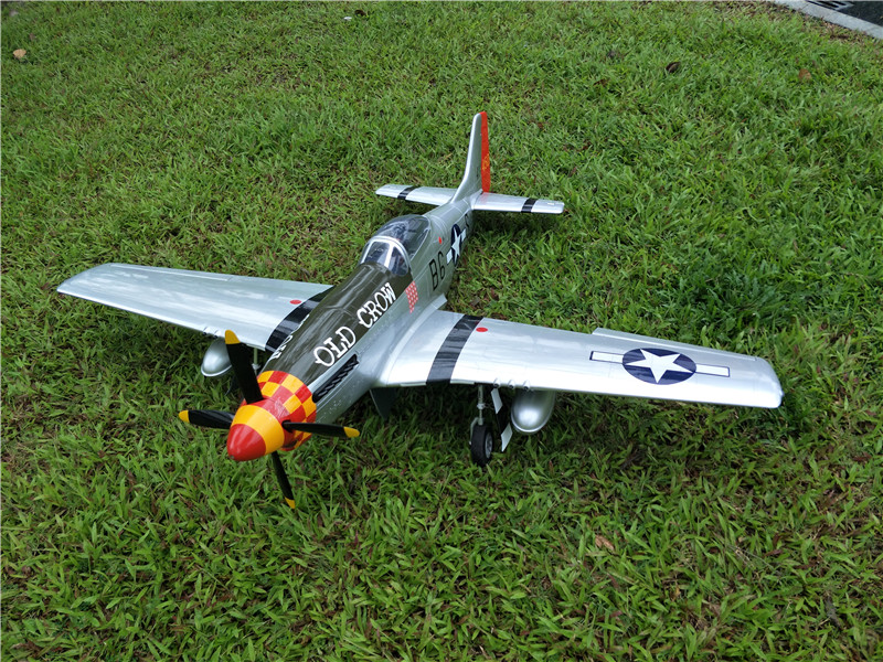 Flight P-51 Mustang Old Crow 1.74m 20cc ARF-7789