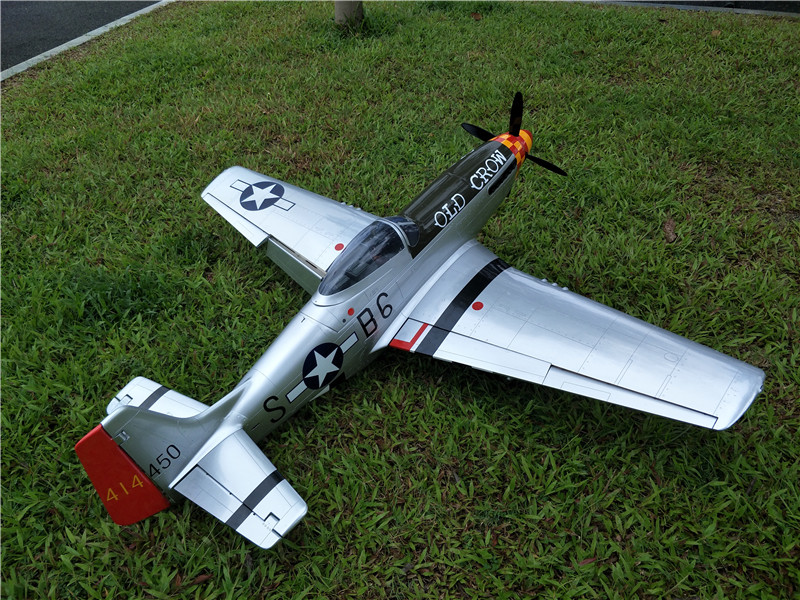 Flight P-51 Mustang Old Crow 1.74m 20cc ARF-7791