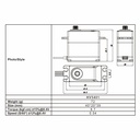 FrSky Xact HV5401 Digital Metal Coreless 20mm 72g 8.7Kg-8198