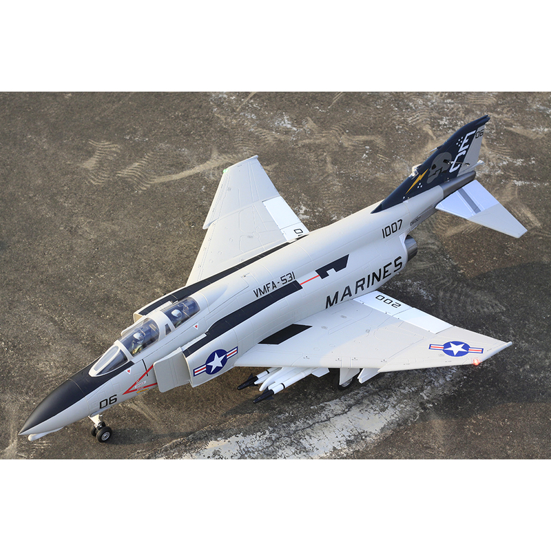 Freewing F-4 Phantom II Ghost Grey 6S 90mm EDF PNP-8449