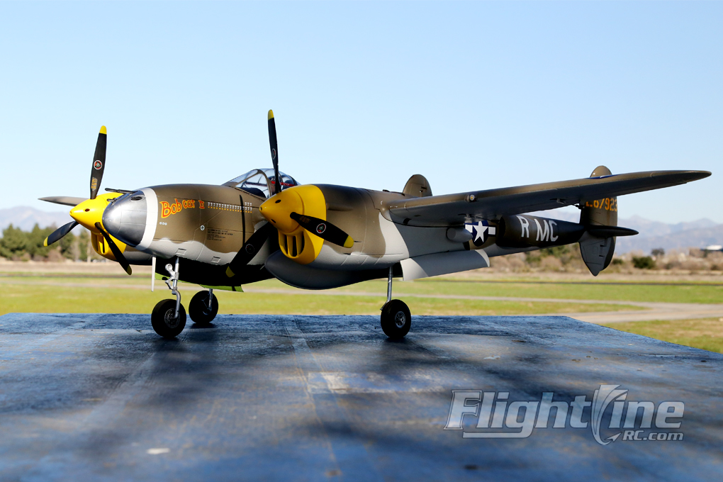 FlightLine P-38L Lightning "Allied Green" 1600mm PNP-7495