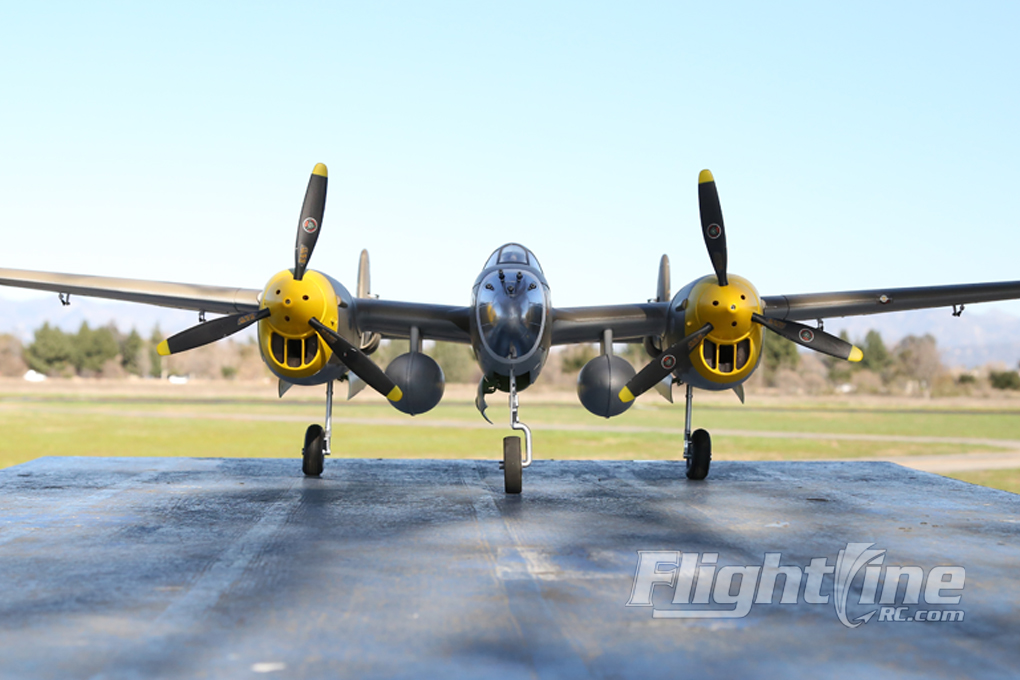 FlightLine P-38L Lightning "Allied Green" 1600mm PNP-7499