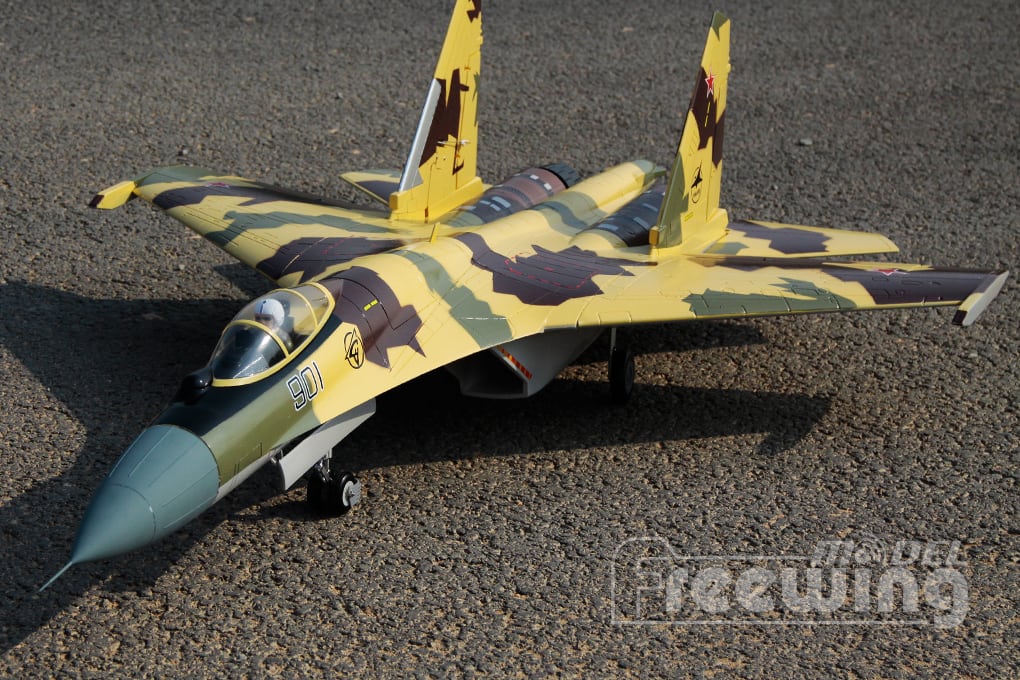 Freewing SU-35 Desert Camo Twin 70mm EDF Empuje Vectorial PNP-7461