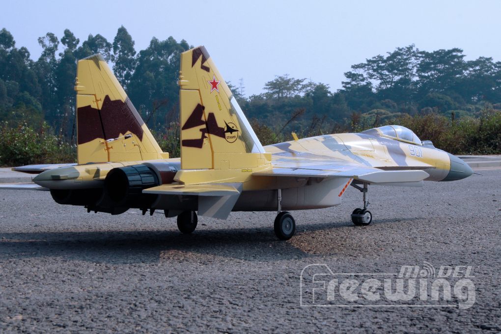 Freewing SU-35 Desert Camo Twin 70mm EDF Empuje Vectorial PNP-7463