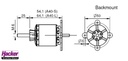 Hacker A40-10 L V4 8 Polos 1100KV-6156