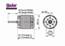 Hacker A50-12 L Turnado V3 450KV (Eje Largo)-6179