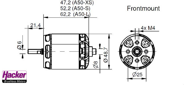 Hacker A50-12 L V4 355KV-6159