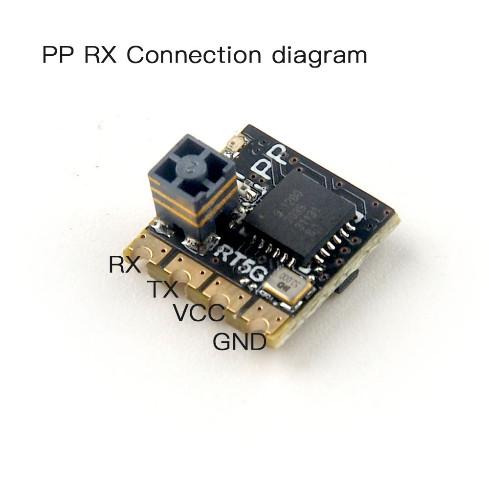 Happymodel 2.4g ExpressLRS ELRS Receptor RX EP2 Nano (Antena Cerámica)-8876