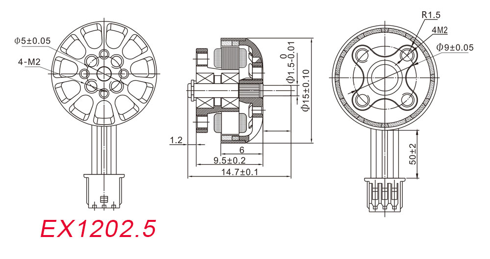 Happymodel EX1202.5 8000KV-8877