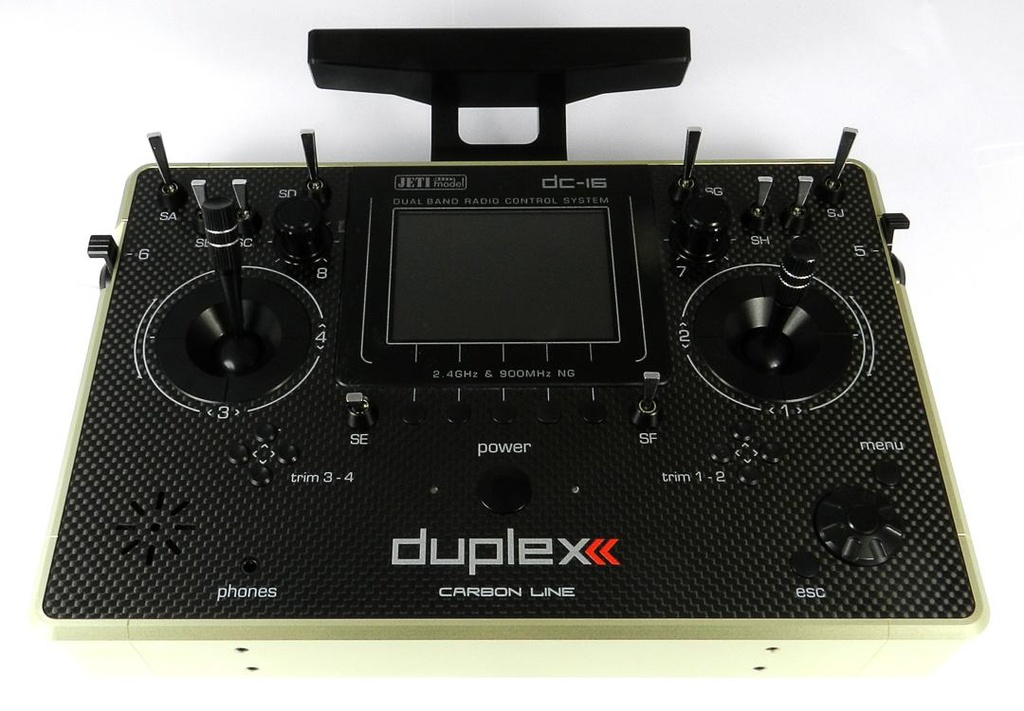 JETI DUPLEX DC-16 II Carbon Line Amarilla 2.4Ghz-5996